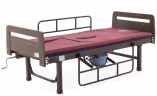 Кровать для лежачих больных с матрасом MED-MOS E-49 ЛДСП коричневая