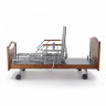 Кровать для лежачих больных с матрасом электрическая MED-MOS DB-2B с поворот.креслом в левую сторону (коричневый)