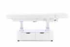 Массажный стол электрический MED-MOS ММКМ-2 (КО-157.1Д) белый, с подогревом ложа
